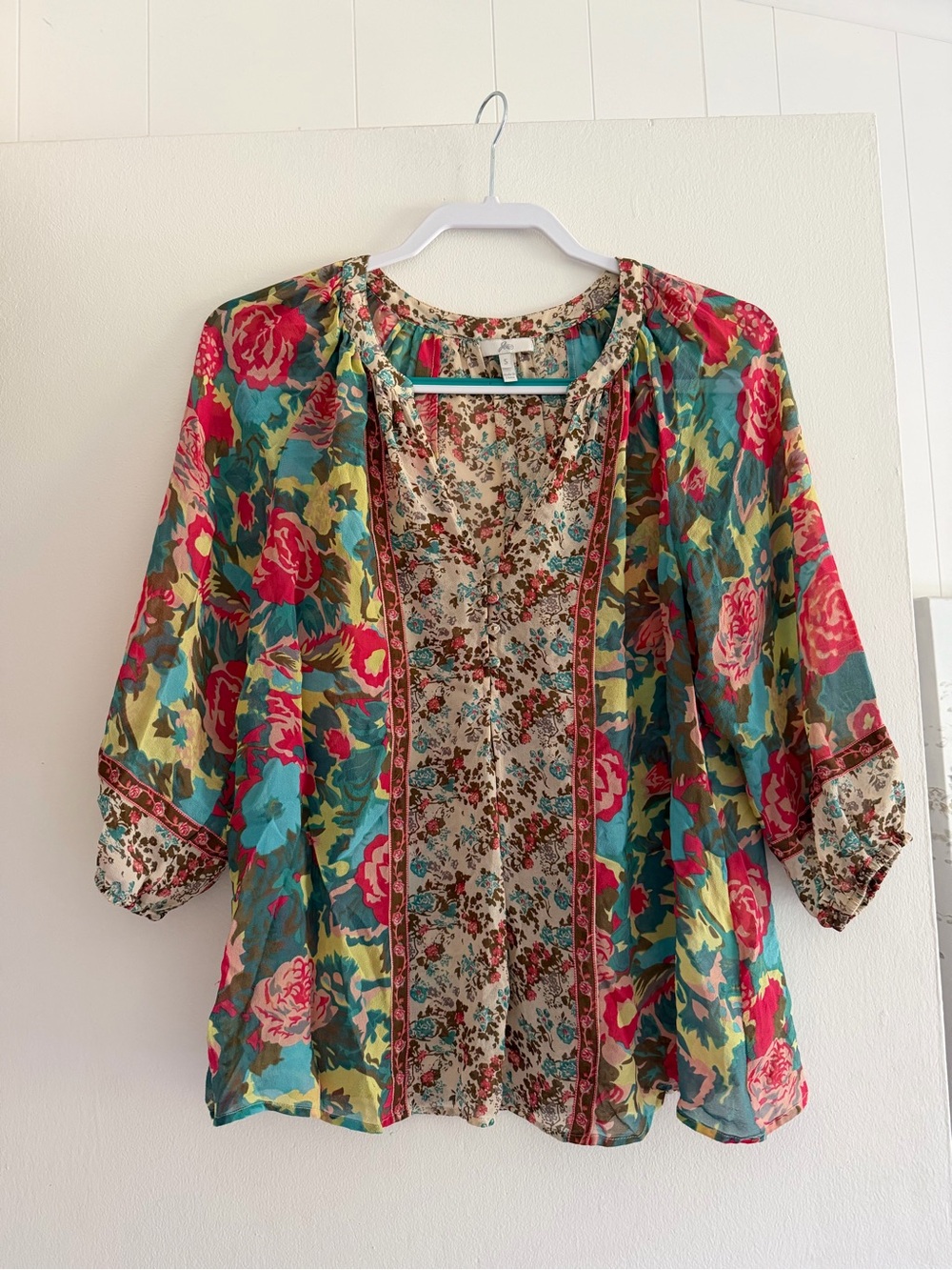 Joie Silk Floral Blouse